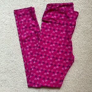Valentine LuLa Roe one size leggings.